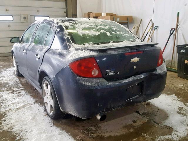 1G1AF5F51A7156102 - 2010 CHEVROLET COBALT 2LT BLUE photo 3