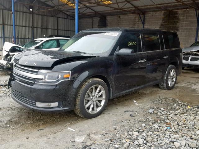 2FMGK5D85DBD11980 - 2013 FORD FLEX LIMIT BLACK photo 2