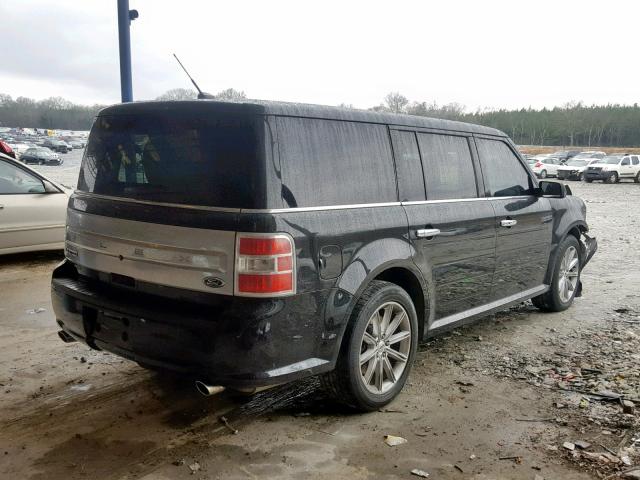 2FMGK5D85DBD11980 - 2013 FORD FLEX LIMIT BLACK photo 4