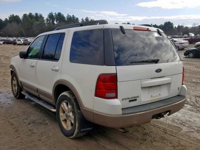 1FMZU74W53UB22039 - 2003 FORD EXPLORER E WHITE photo 3