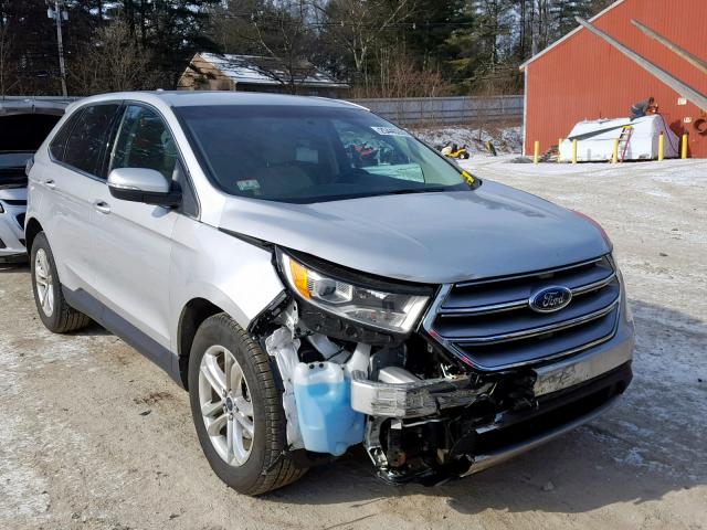 2FMPK3J98GBB95793 - 2016 FORD EDGE SEL SILVER photo 1