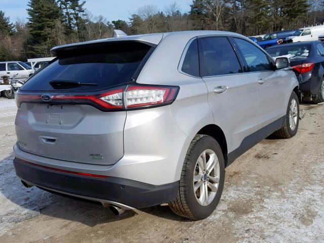 2FMPK3J98GBB95793 - 2016 FORD EDGE SEL SILVER photo 4