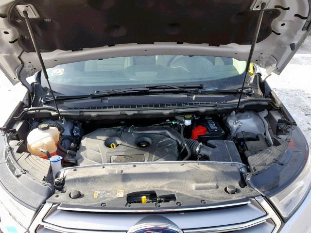 2FMPK3J98GBB95793 - 2016 FORD EDGE SEL SILVER photo 7