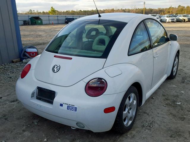 3VWCB21C02M406501 - 2002 VOLKSWAGEN NEW BEETLE WHITE photo 4