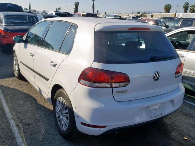 WVWDB7AJ3AW265571 - 2010 VOLKSWAGEN GOLF 白色 照片 3