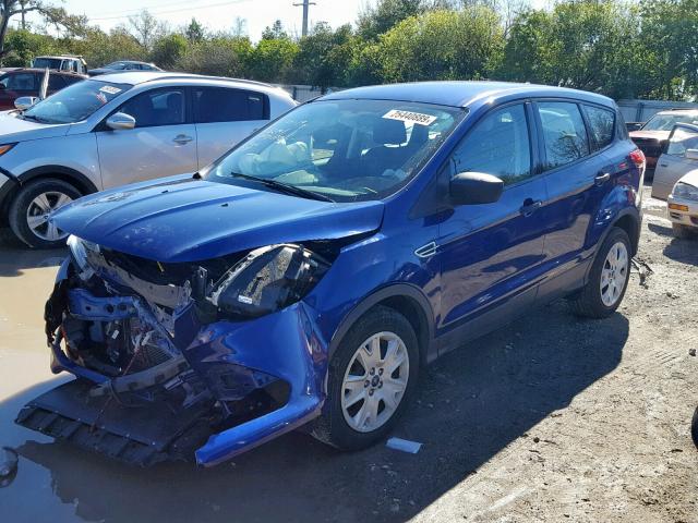 1FMCU0F71DUA91120 - 2013 FORD ESCAPE S BLUE photo 2