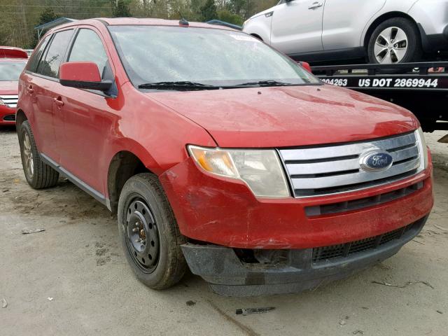 2FMDK3JC9ABA11810 - 2010 FORD EDGE SEL RED photo 1