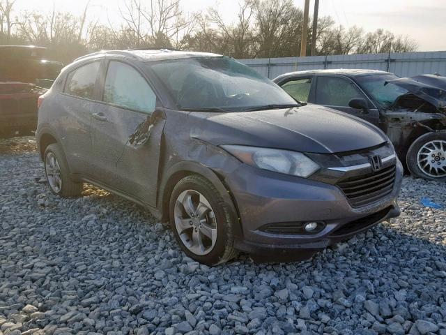 3CZRU5H74HM715036 - 2017 HONDA HR-V EXL GRAY photo 1