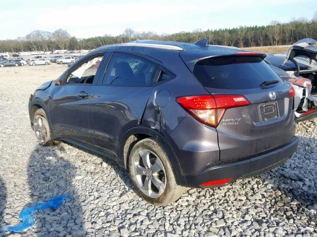 3CZRU5H74HM715036 - 2017 HONDA HR-V EXL GRAY photo 3