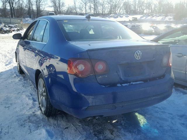 3VWRL71K99M069543 - 2009 VOLKSWAGEN JETTA TDI BLUE photo 3