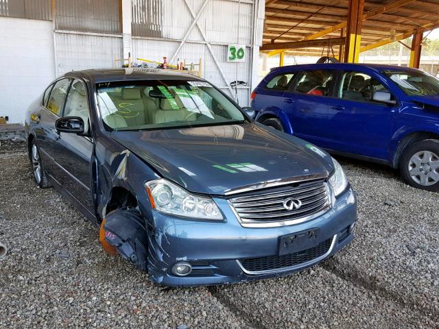 JNKAY01F68M651345 - 2008 INFINITI M35 BASE BLUE photo 1