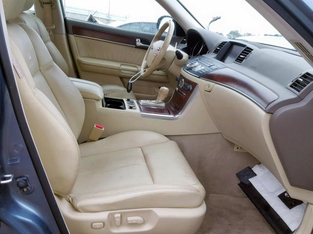 JNKAY01F68M651345 - 2008 INFINITI M35 BASE BLUE photo 5