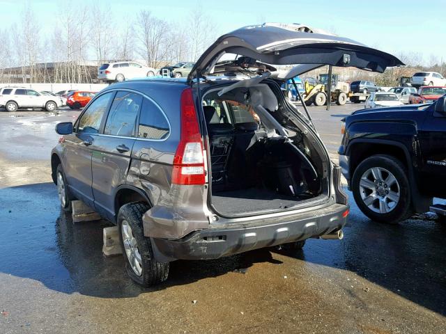 5J6RE48779L044441 - 2009 HONDA CR-V EXL BROWN photo 3