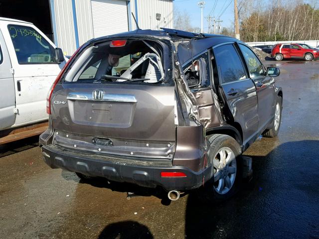 5J6RE48779L044441 - 2009 HONDA CR-V EXL BROWN photo 4