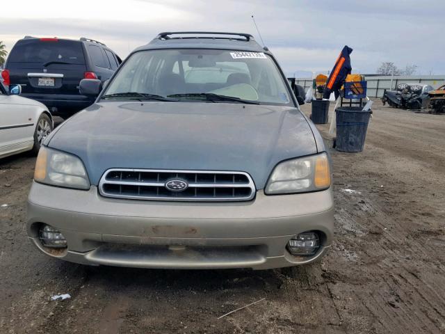 4S3BH665617655151 - 2001 SUBARU LEGACY OUT TWO TONE photo 9