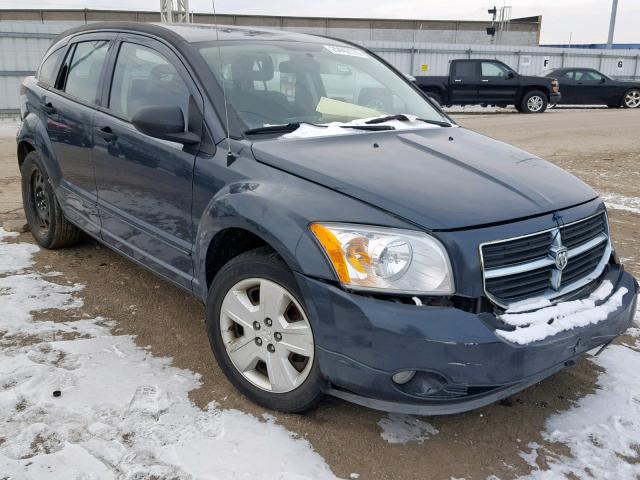 1B3HB48B27D150917 - 2007 DODGE CALIBER SX BLUE photo 1