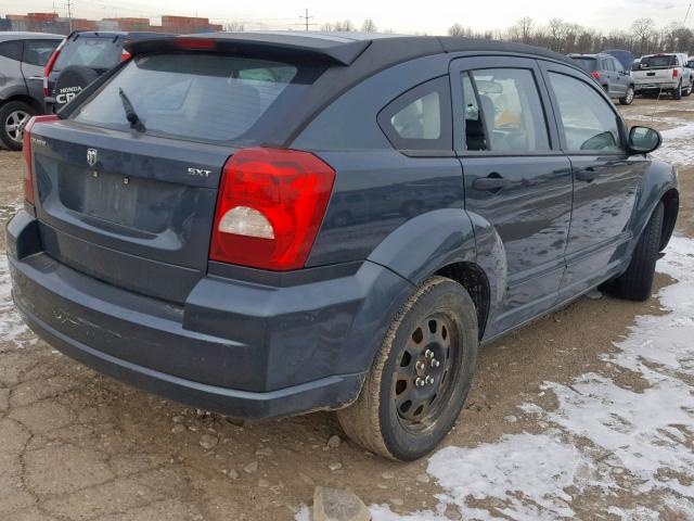 1B3HB48B27D150917 - 2007 DODGE CALIBER SX BLUE photo 4