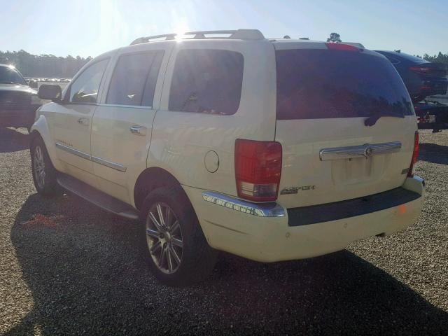 1A8HX58297F556468 - 2007 CHRYSLER ASPEN LIMI CREAM photo 3