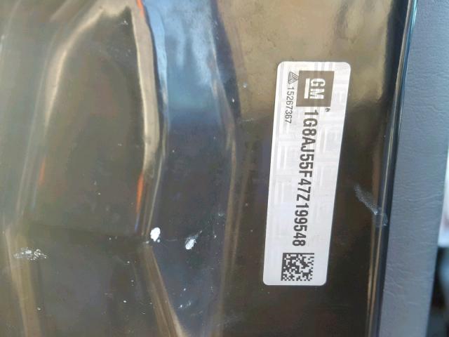 1G8AJ55F47Z199548 - 2007 SATURN ION LEVEL BLUE photo 10