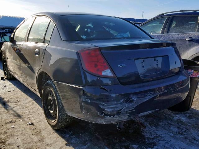 1G8AJ55F47Z199548 - 2007 SATURN ION LEVEL BLUE photo 3