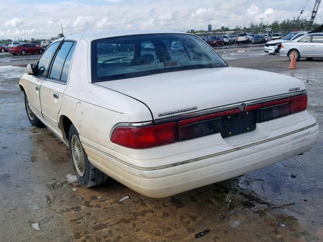 2MELM74W6VX701044 - 1997 MERCURY GRAND MARQ WHITE photo 3