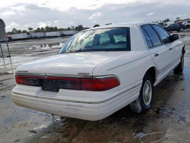 2MELM74W6VX701044 - 1997 MERCURY GRAND MARQ WHITE photo 4