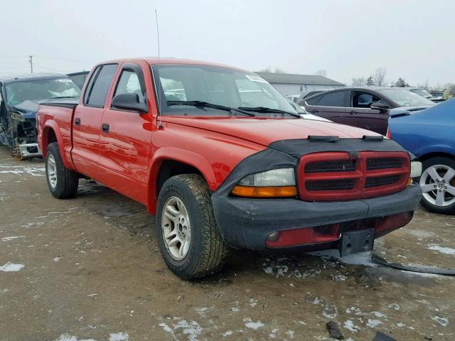 1D7HL38X23S225967 - 2003 DODGE DAKOTA QUA RED photo 1