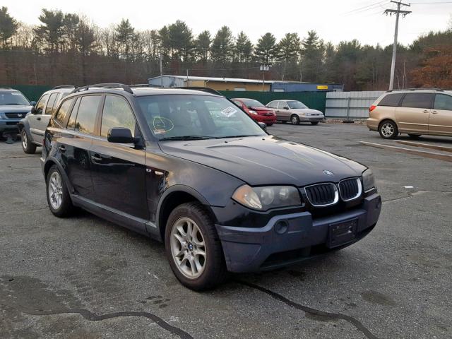 WBXPA73434WC41532 - 2004 BMW X3 2.5I BLACK photo 1