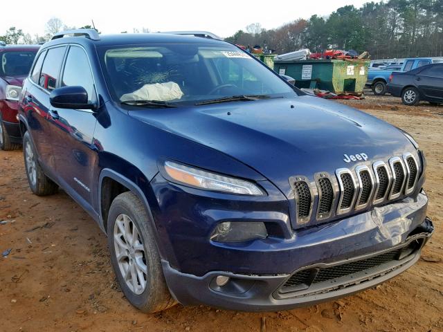 1C4PJMCB7FW733829 - 2015 JEEP CHEROKEE L BLUE photo 1