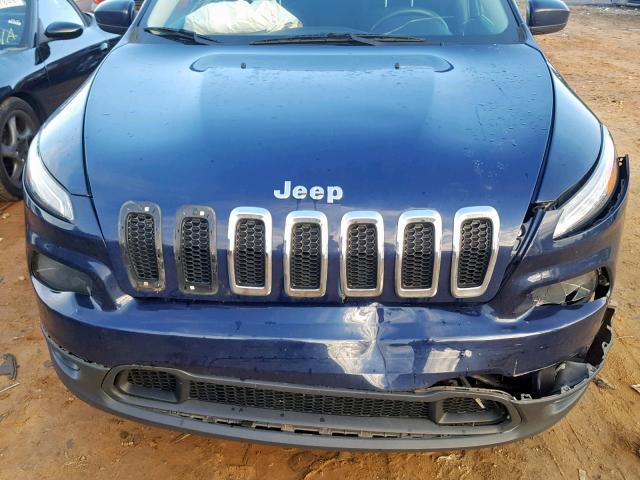 1C4PJMCB7FW733829 - 2015 JEEP CHEROKEE L BLUE photo 9