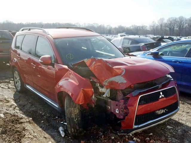 JA4JT3AW5BU020198 - 2011 MITSUBISHI OUTLANDER RED photo 1