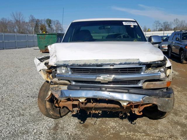 1GCGK29U4YE382977 - 2000 CHEVROLET SILVERADO WHITE photo 7