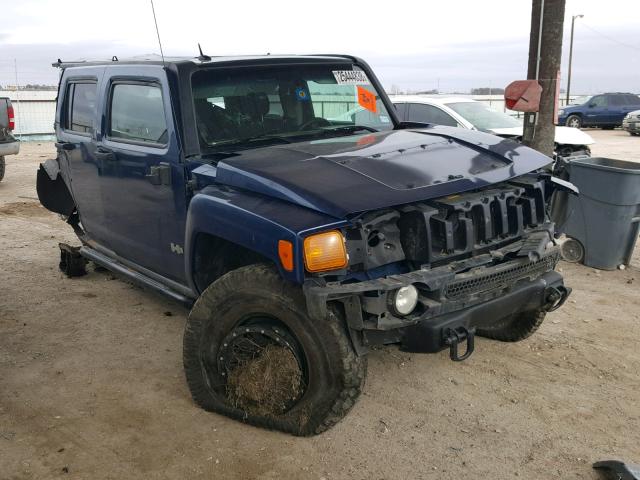 5GTDN136568153596 - 2006 HUMMER H3 BLUE photo 1