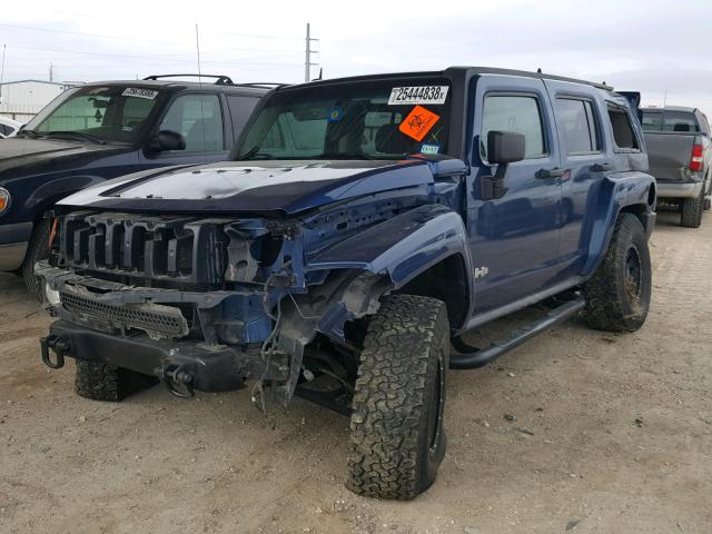 5GTDN136568153596 - 2006 HUMMER H3 BLUE photo 2