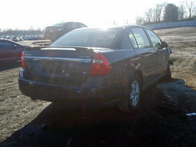 1G1ZT52825F241666 - 2005 CHEVROLET MALIBU LS Mavi foto 4