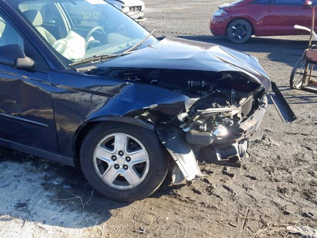 1G1ZT52825F241666 - 2005 CHEVROLET MALIBU LS Mavi foto 9