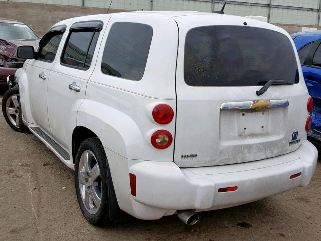 3GNCA53V59S579255 - 2009 CHEVROLET HHR LT WHITE photo 3