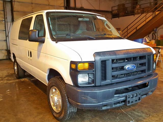 1FTNE2EL1EDA92578 - 2014 FORD ECONO WHITE photo 1