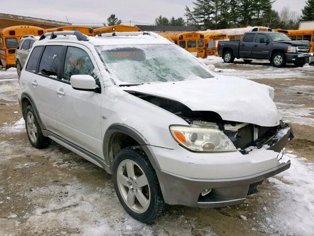 JA4LZ41F35U052259 - 2005 MITSUBISHI OUTLANDER WHITE photo 1