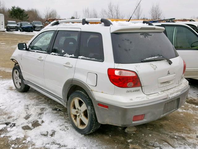 JA4LZ41F35U052259 - 2005 MITSUBISHI OUTLANDER WHITE photo 3