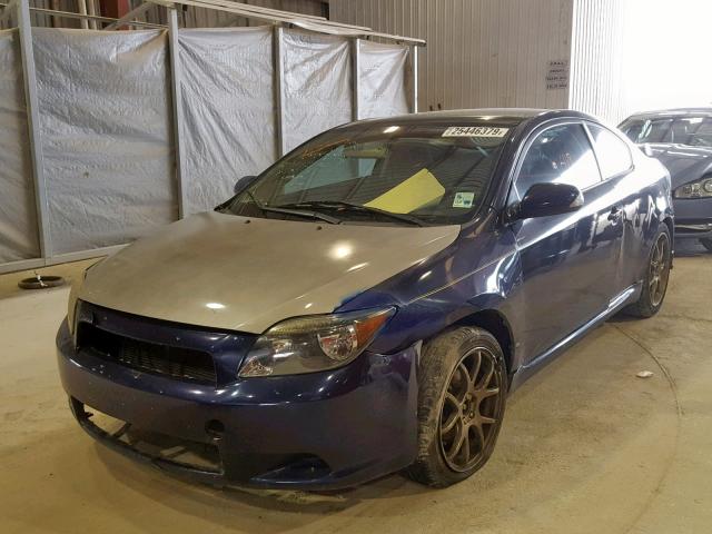 JTKDE177360097319 - 2006 TOYOTA SCION TC BLUE photo 2