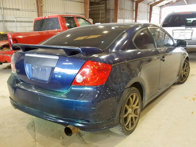JTKDE177360097319 - 2006 TOYOTA SCION TC BLUE photo 4