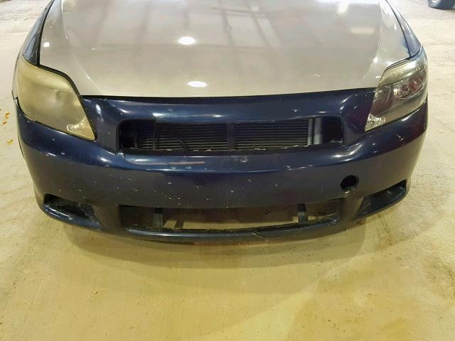 JTKDE177360097319 - 2006 TOYOTA SCION TC BLUE photo 9