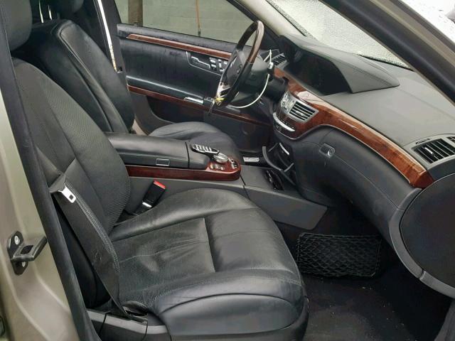 WDDNG76X97A084778 - 2007 MERCEDES-BENZ S 600 GRAY photo 5