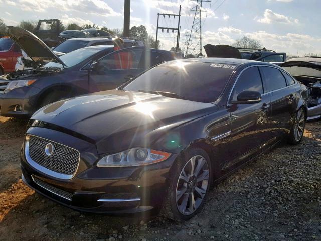 SAJWA2JC9BMV15930 - 2011 JAGUAR XJL SUPERS BLACK photo 2