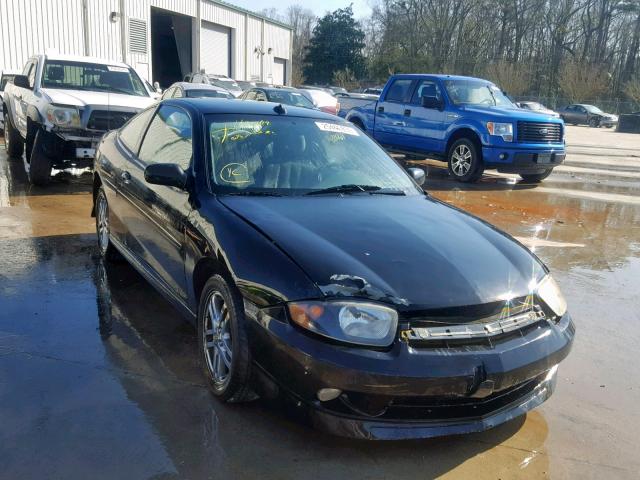 1G1JH12F037311839 - 2003 CHEVROLET CAVALIER L BLACK photo 1