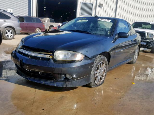 1G1JH12F037311839 - 2003 CHEVROLET CAVALIER L BLACK photo 2