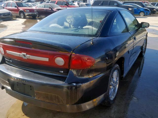 1G1JH12F037311839 - 2003 CHEVROLET CAVALIER L BLACK photo 4