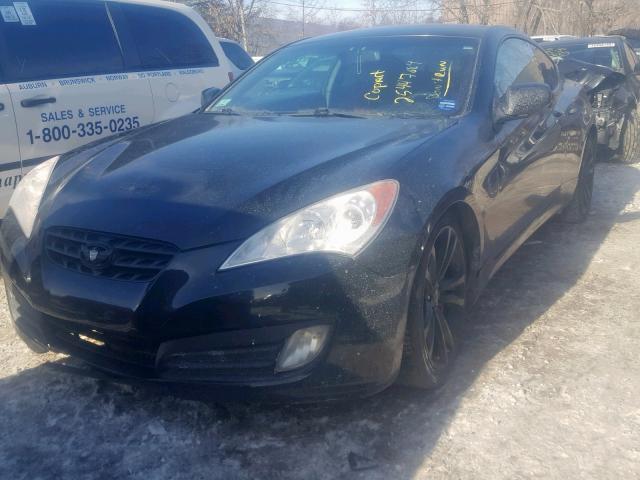 KMHHU6KH9BU049377 - 2011 HYUNDAI GENESIS CO BLACK photo 2