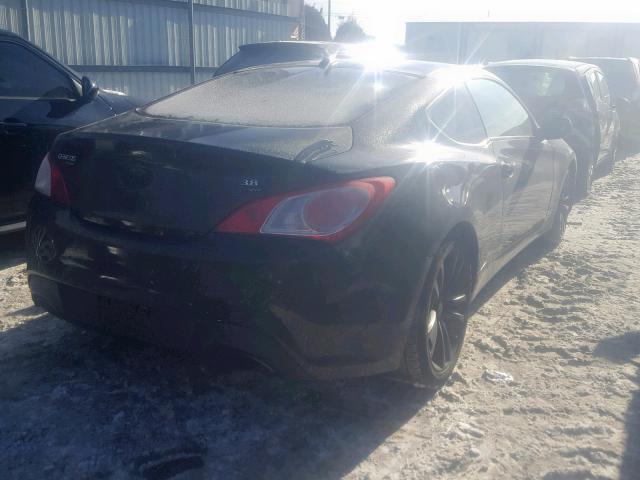 KMHHU6KH9BU049377 - 2011 HYUNDAI GENESIS CO BLACK photo 4